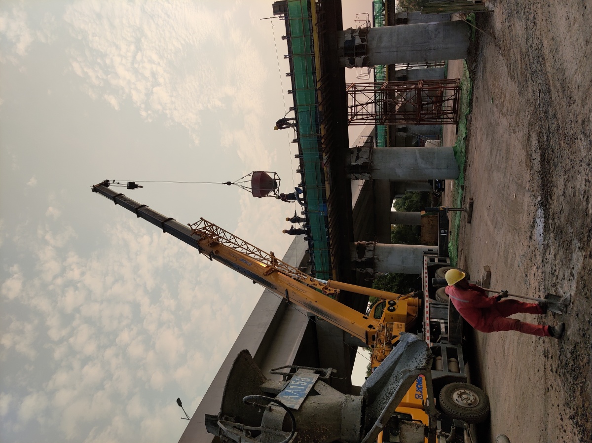 桥梁施工现场扫描手机抓拍