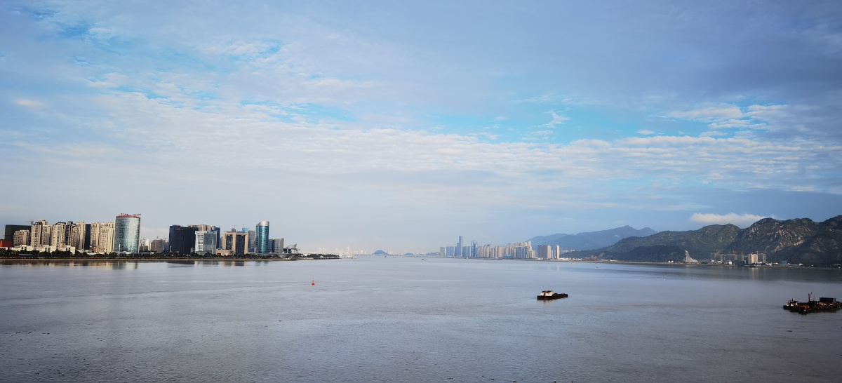 江景优美摄于温州七都大桥