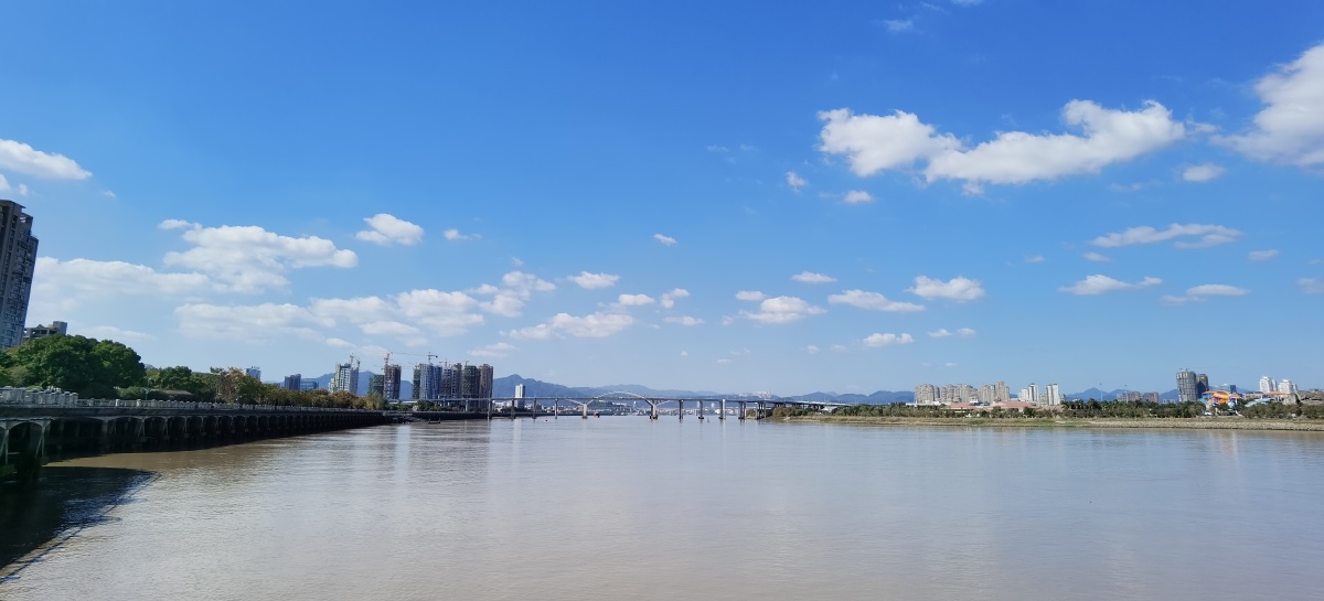 瓯江三桥拍摄于温州市鹿城区