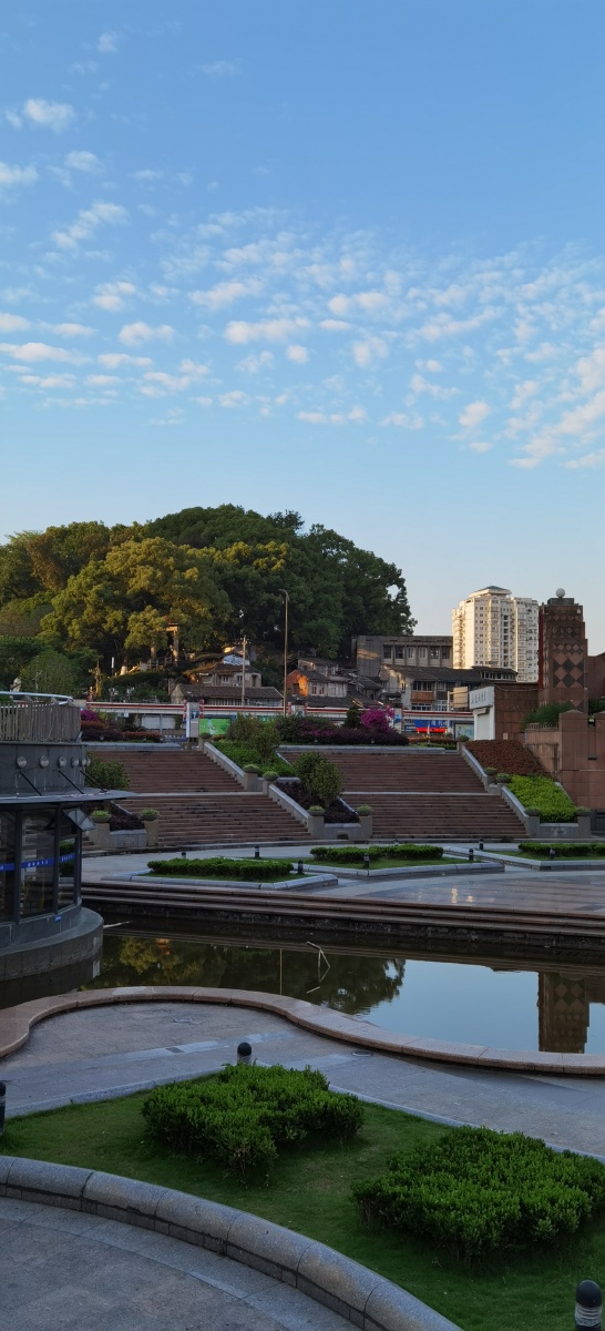 海坛广场道德广场拍摄温州市鹿城区