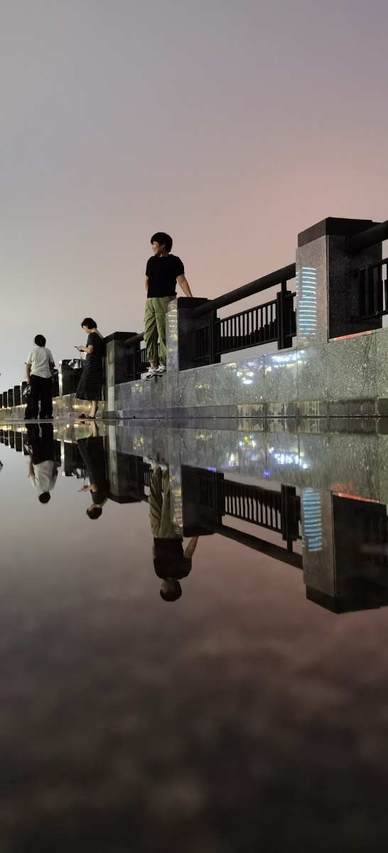 温州外滩摄于温州鹿城区望江路