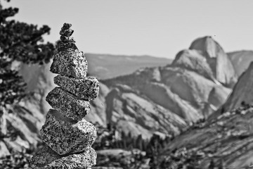 远眺half dome