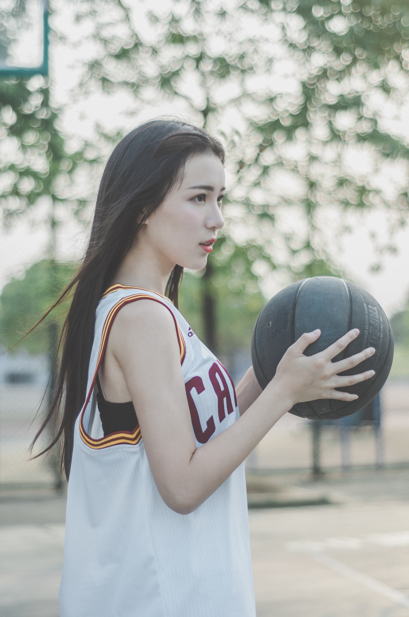 篮球少女 - daniel-丁曦 - 图虫