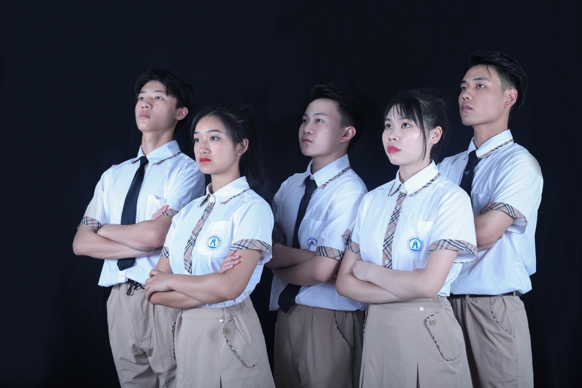 校园极简形象照