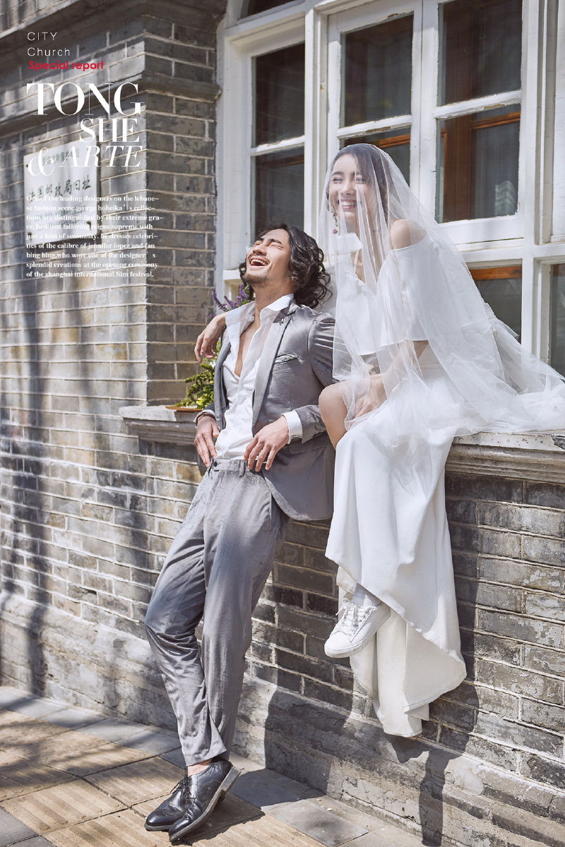 王府井教堂婚纱照