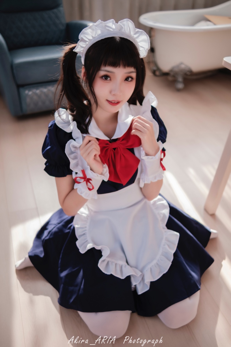 双马尾女仆 - akira_aria - 图虫