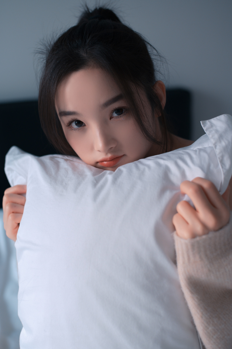 居家风格写真摄影蓝语涟出镜陈小喵