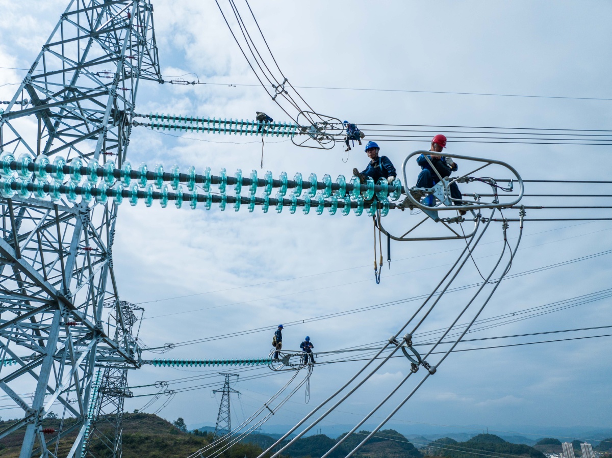 贵州毕节500千伏威赫电厂送出工程进入验收收尾阶段