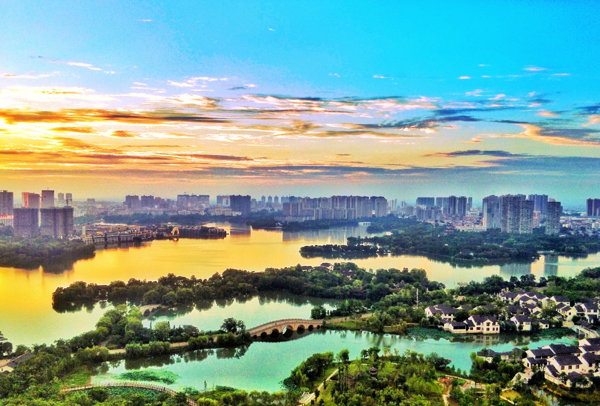 遗爱湖全景