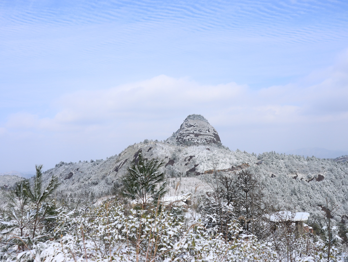 徐霞客踏雪游白花岩