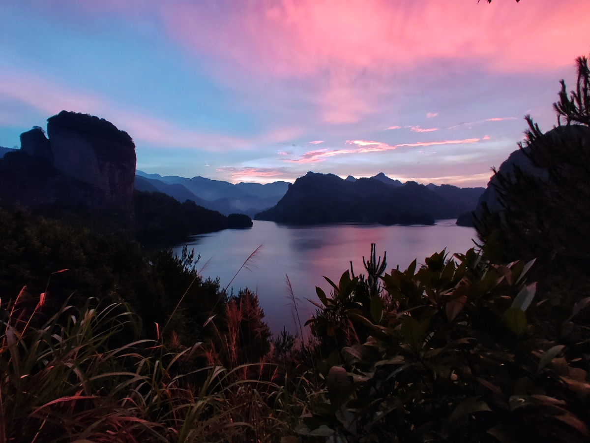 广丰九仙湖晚霞