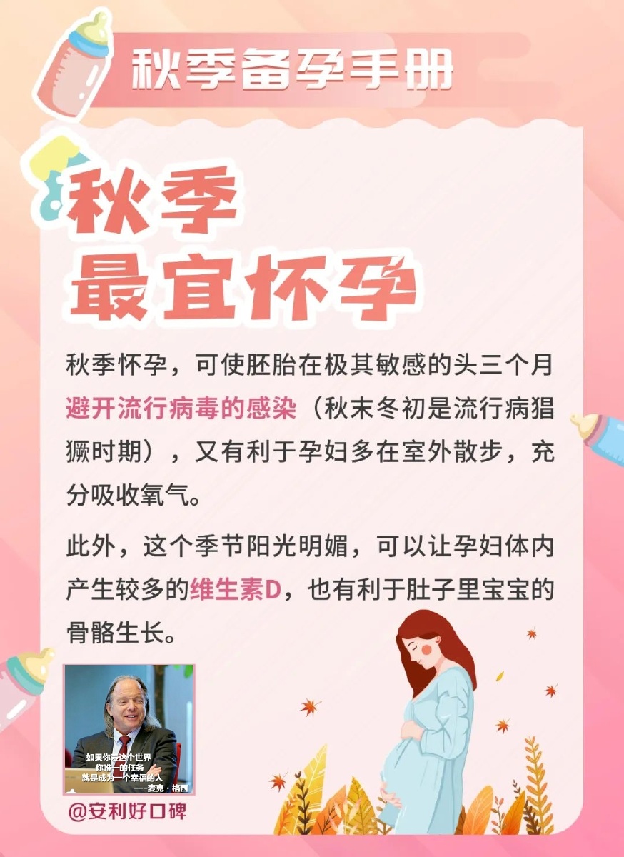 秋季最宜怀孕# 准爸妈看过来咯95这些#备孕#知识你要知道~ - 小安
