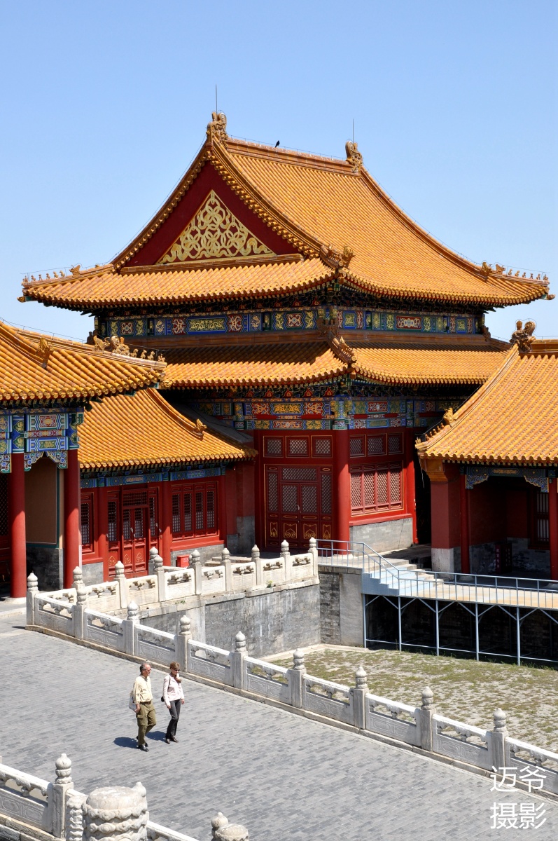 参观故宫原创摄影北京故宫是明清两代的皇家宫殿旧称紫禁城建成于1420
