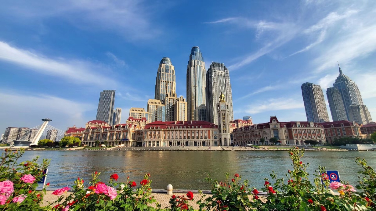 天津塞纳河畔的春水