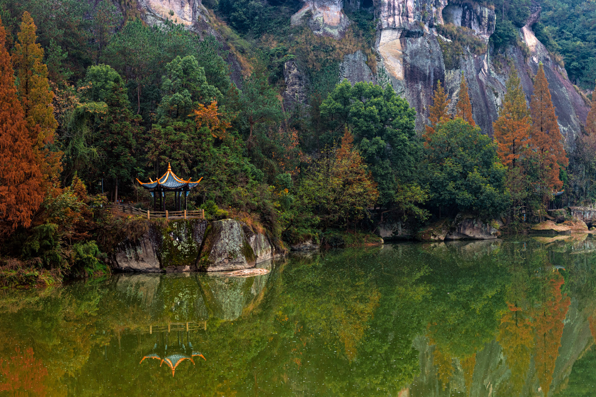 你可能真的需要一张缙云小赤壁的八仙亭!