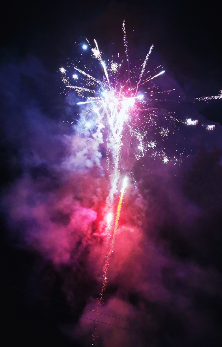 烟花爆竹声中一岁除