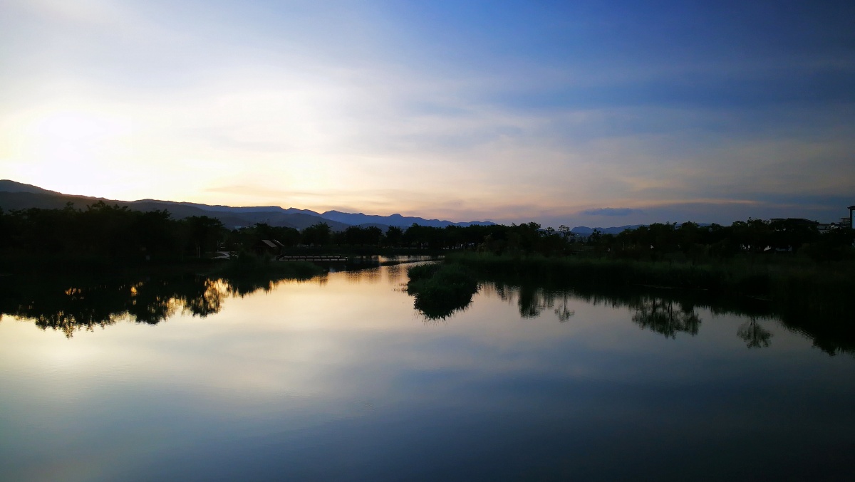 开远凤凰山湿地公园手机拍摄