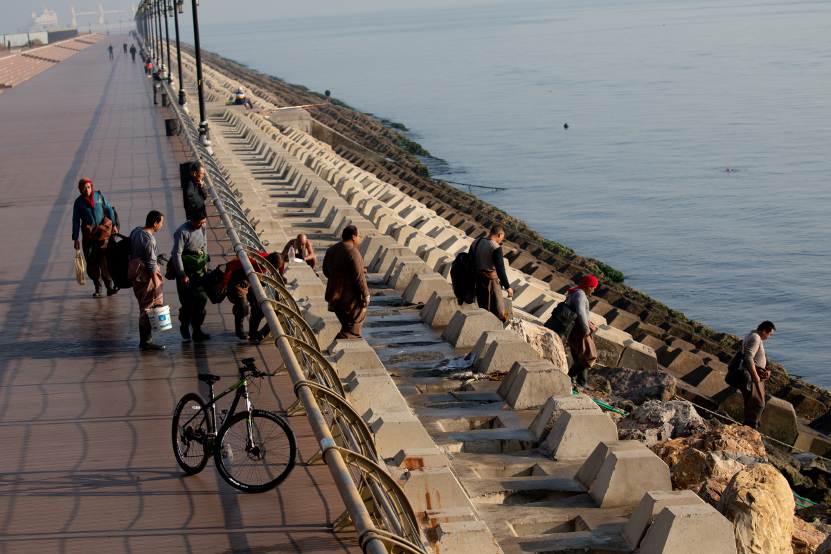 2020年10月8号早上8:20,大连东海头.双节小长假最后一天.