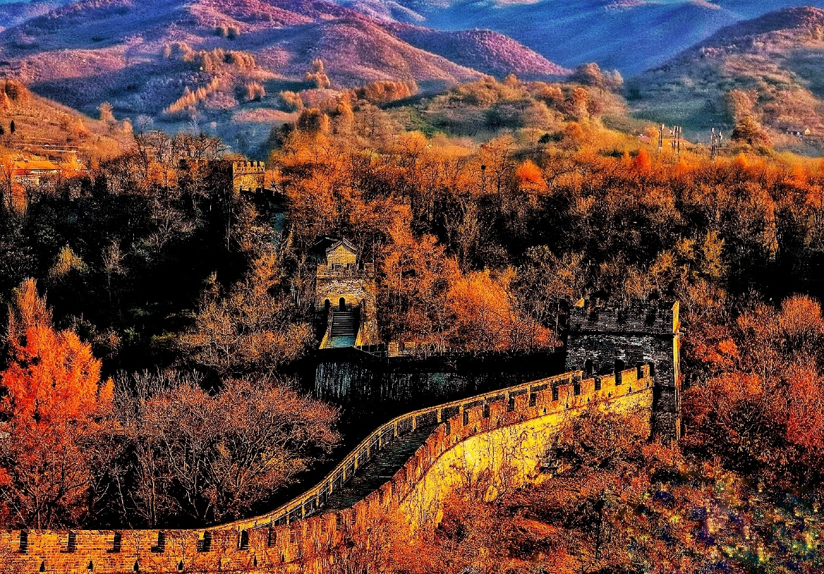 辽宁丹东《长城秋韵》.