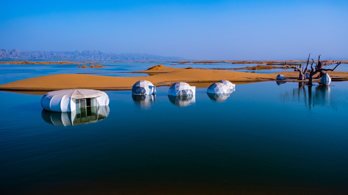 乌海湖网红打卡地
