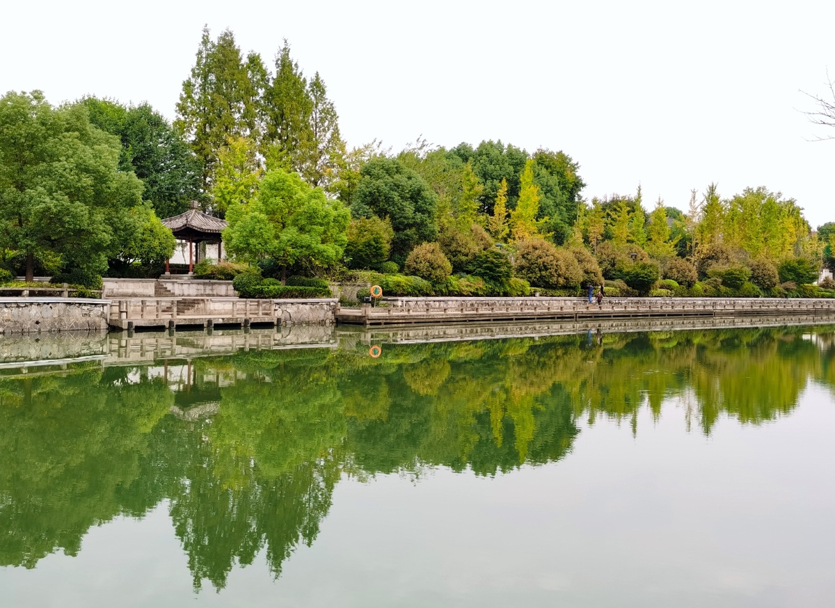 杭州紫金港河风光