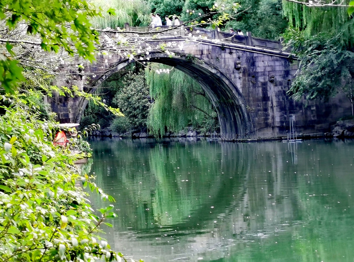 杭州东河万安桥风光