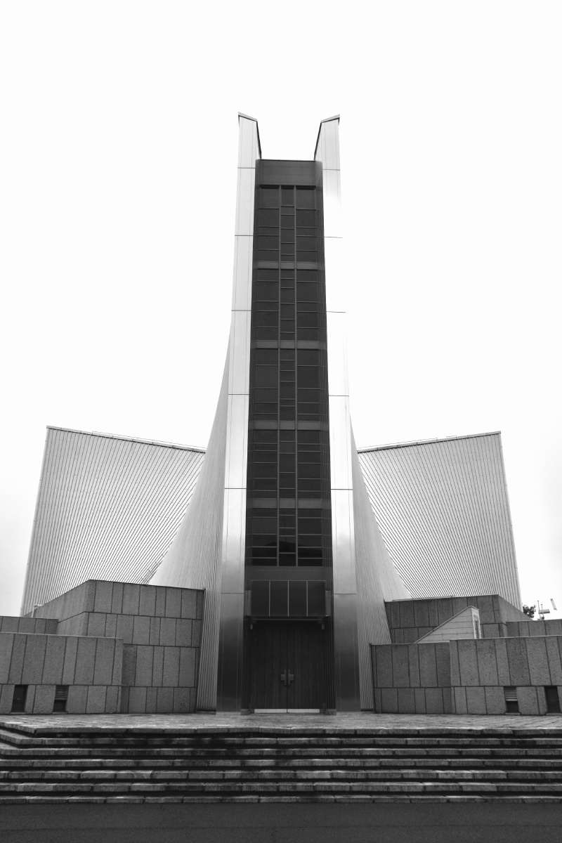 【名家名筑】丹下健三99东京圣玛利亚主教座堂 - toho - 图虫