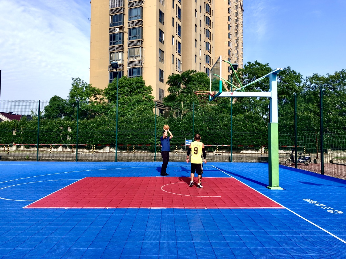 灌篮高手篮球场色彩人文纪实街拍