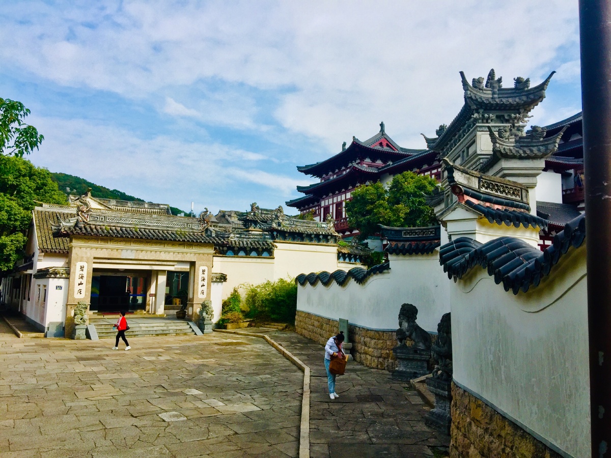 普陀山寺庙外景