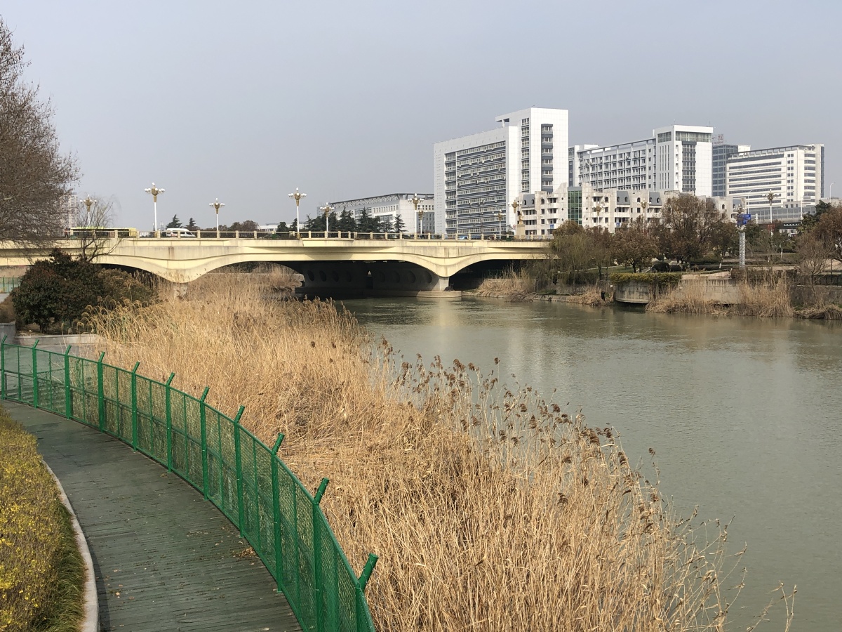 江苏淮安市黄河故道,黄河夺淮古淮河,中国南北地理分界线标志园