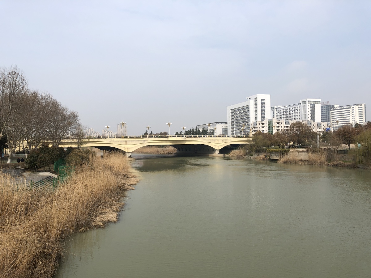 江苏淮安市黄河故道,黄河夺淮古淮河,中国南北地理分界线标志园