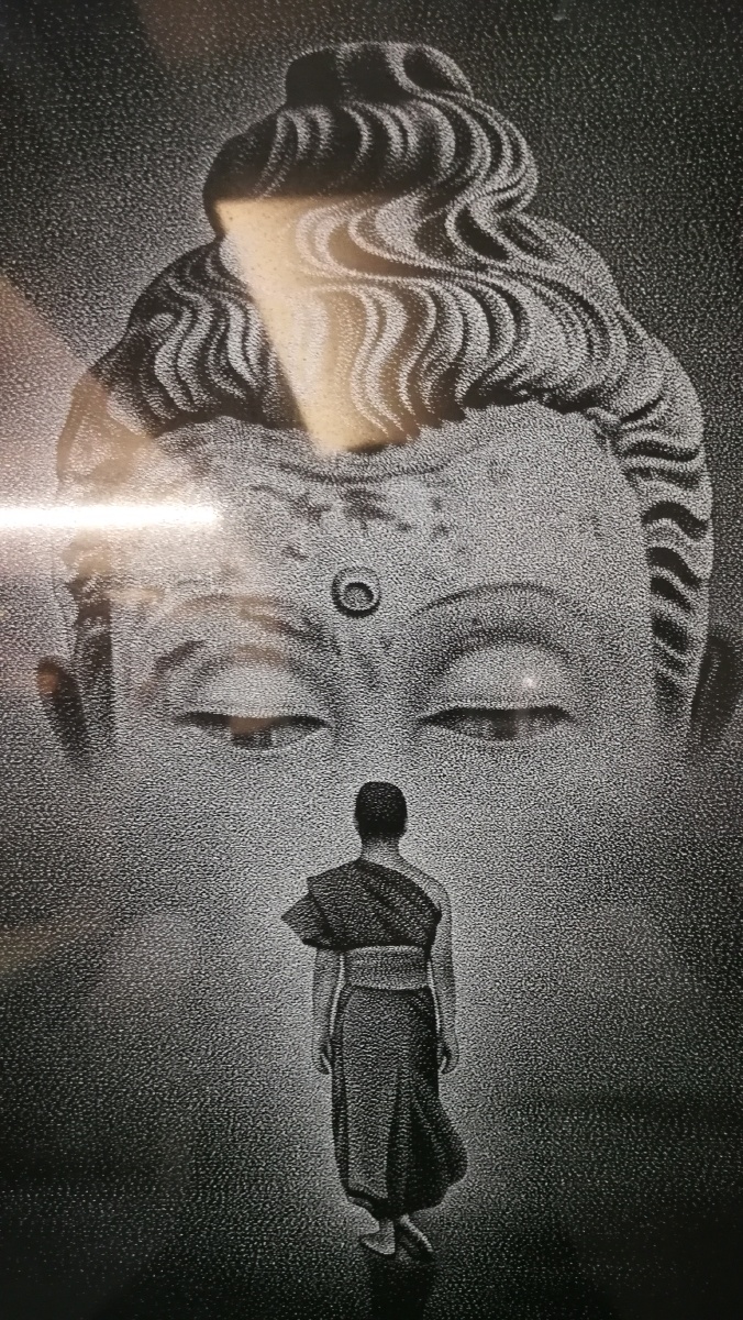 三雕文化之影雕在惠安崇武参观旭宏艺苑时有幸见到了高级工艺美术师