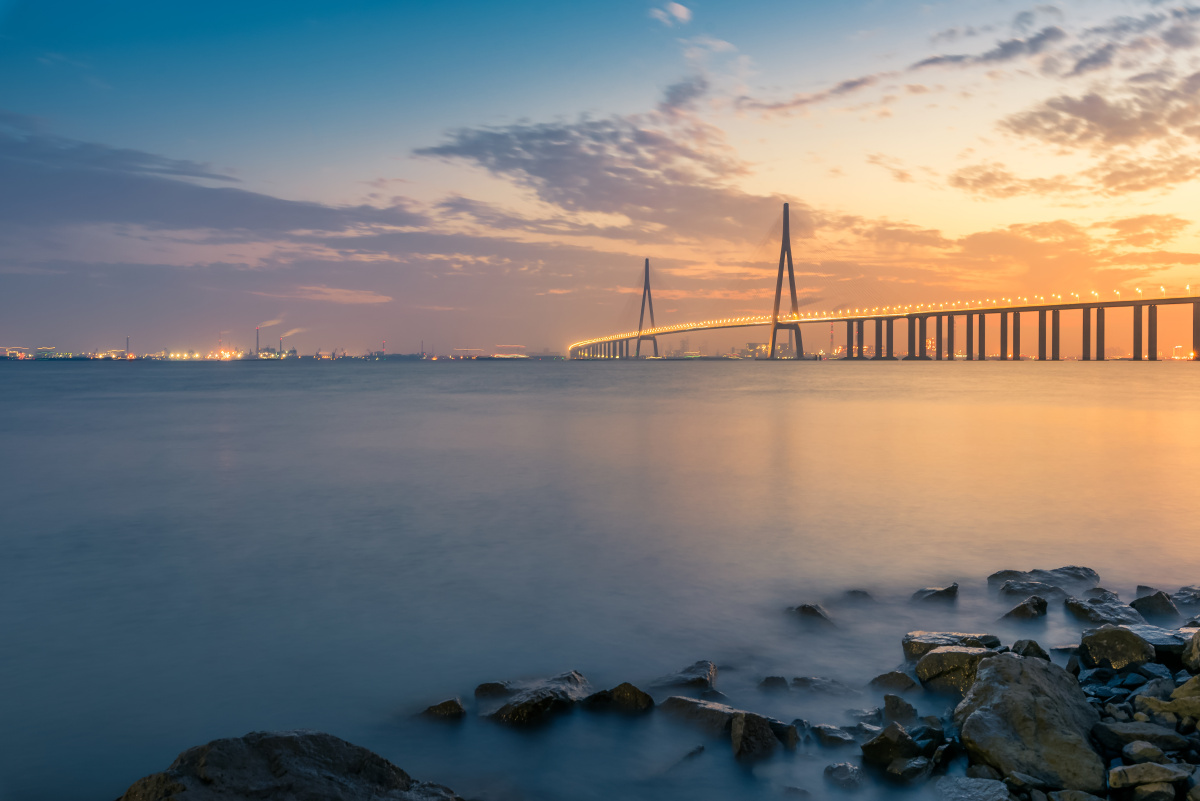 苏通大桥夜景