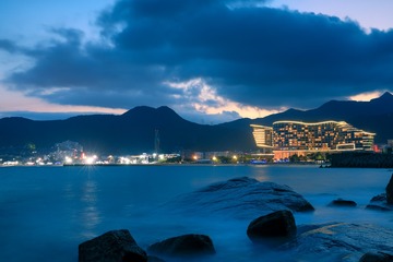 大梅沙夜色