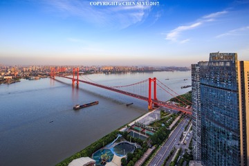 鸟瞰鹦鹉洲