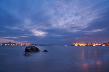 厦门.鼓浪屿.西苑沙滩 夜景