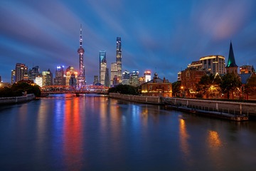 苏河夜景