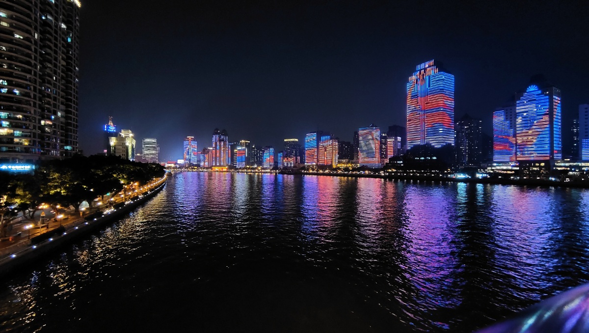 广州江湾夜色