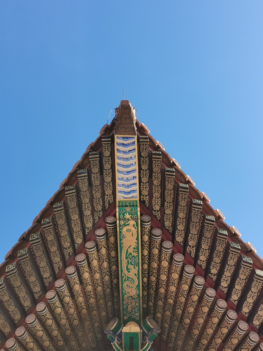 每一片瓦都有编码的故宫国庆游