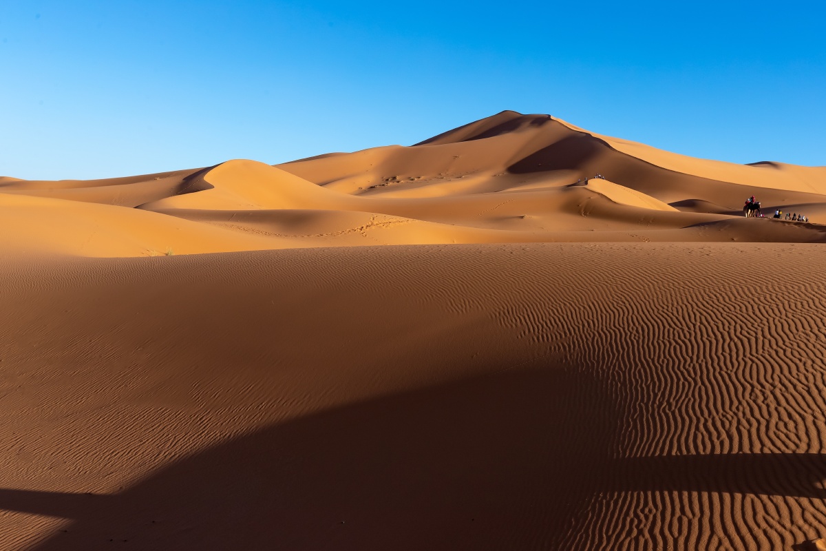 神秘的撒哈拉沙漠