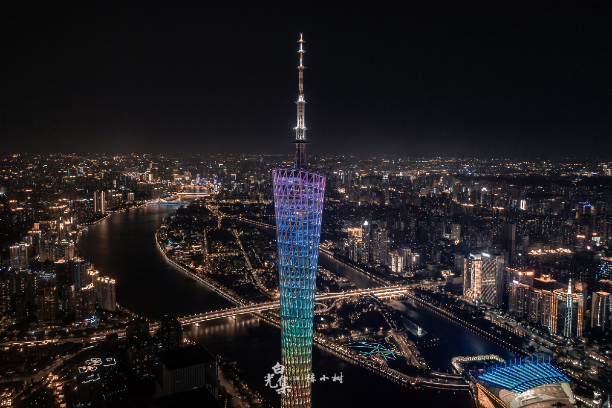广州塔夜景 - 爱摄影的陈小树