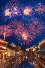 盐城东晋水城烟花秀