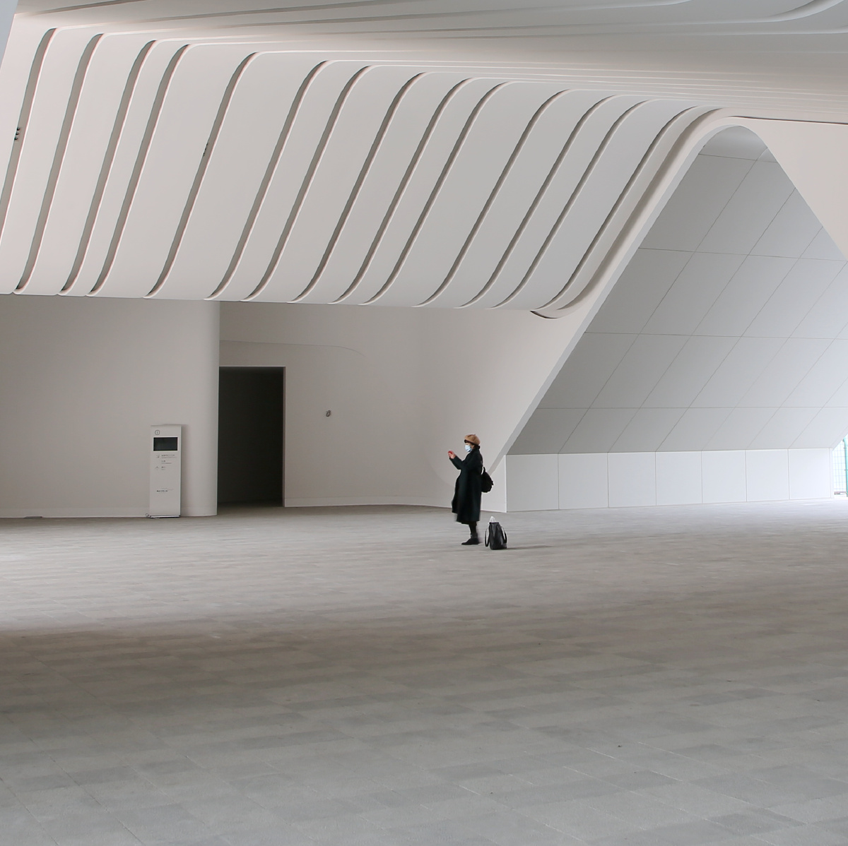 曲线美摄于杭州钱塘湾艺术馆