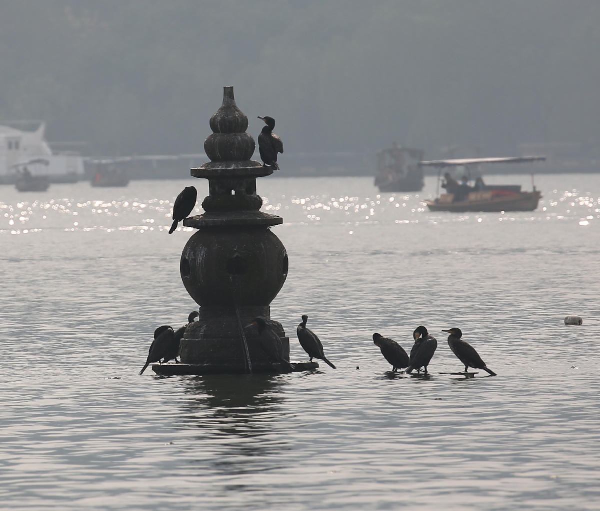 杭州西湖三潭印月
