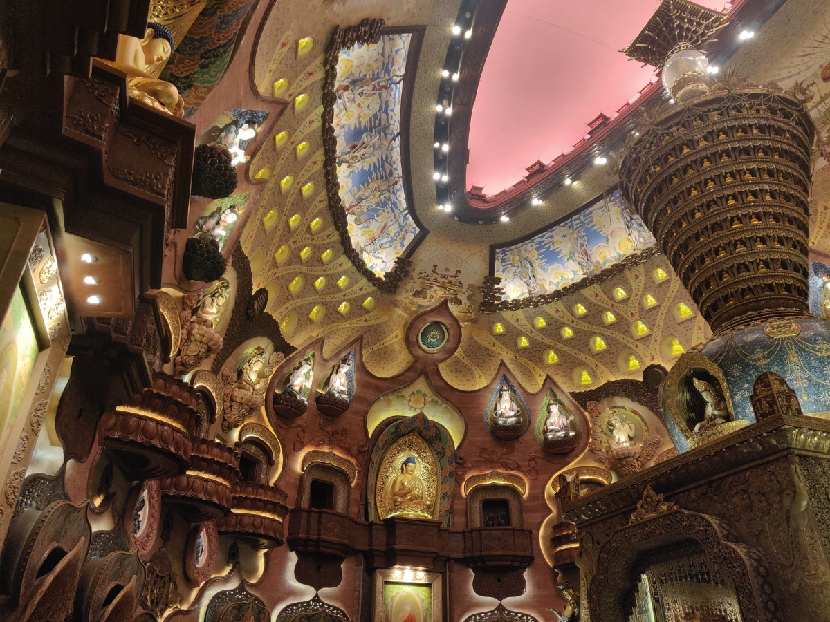 南京牛首山地下宫殿一景