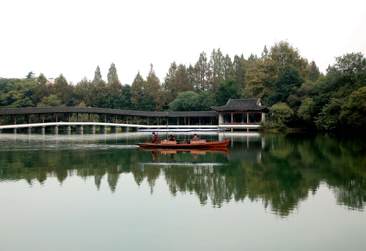 浓浓的秋意杭州浴鹄湾景区