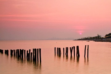 深圳湾夕阳