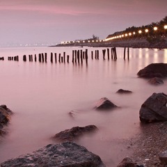 深圳湾夜景