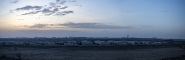 乌鲁木齐兵团工业园的早晨