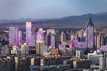 彩色城市——乌鲁木齐灯光秀（十一）